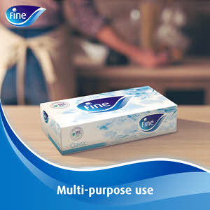 Fine Facial Tissue 2 Ply × 150 Pack × 5 Pack