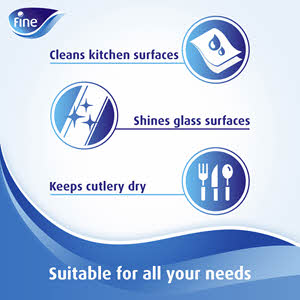 Fine Household Towel 3Ply×45Sheet × 2PCS