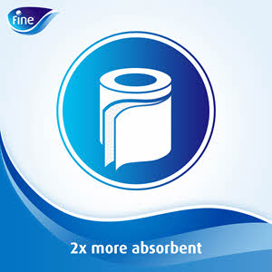 Fine Toilet Paper Extra Long 400 sheets x 2 Ply x 20 rolls