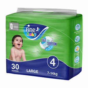 Fine Baby Diapers Size 4 × 30 diapers