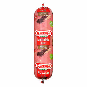 Alwadi Mortadella Beef Pepper 500gm