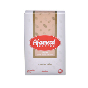 Al Ameed Light Turkish Coffee With Cardamom 250 g