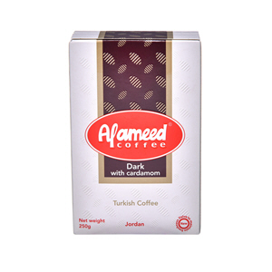 Al Ameed Turkish Coffee Dark With Cardamom 250 g