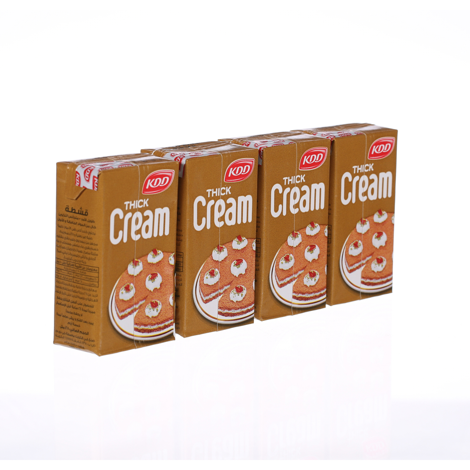 Kdd Thick Cream 125 ml × 4 Pack