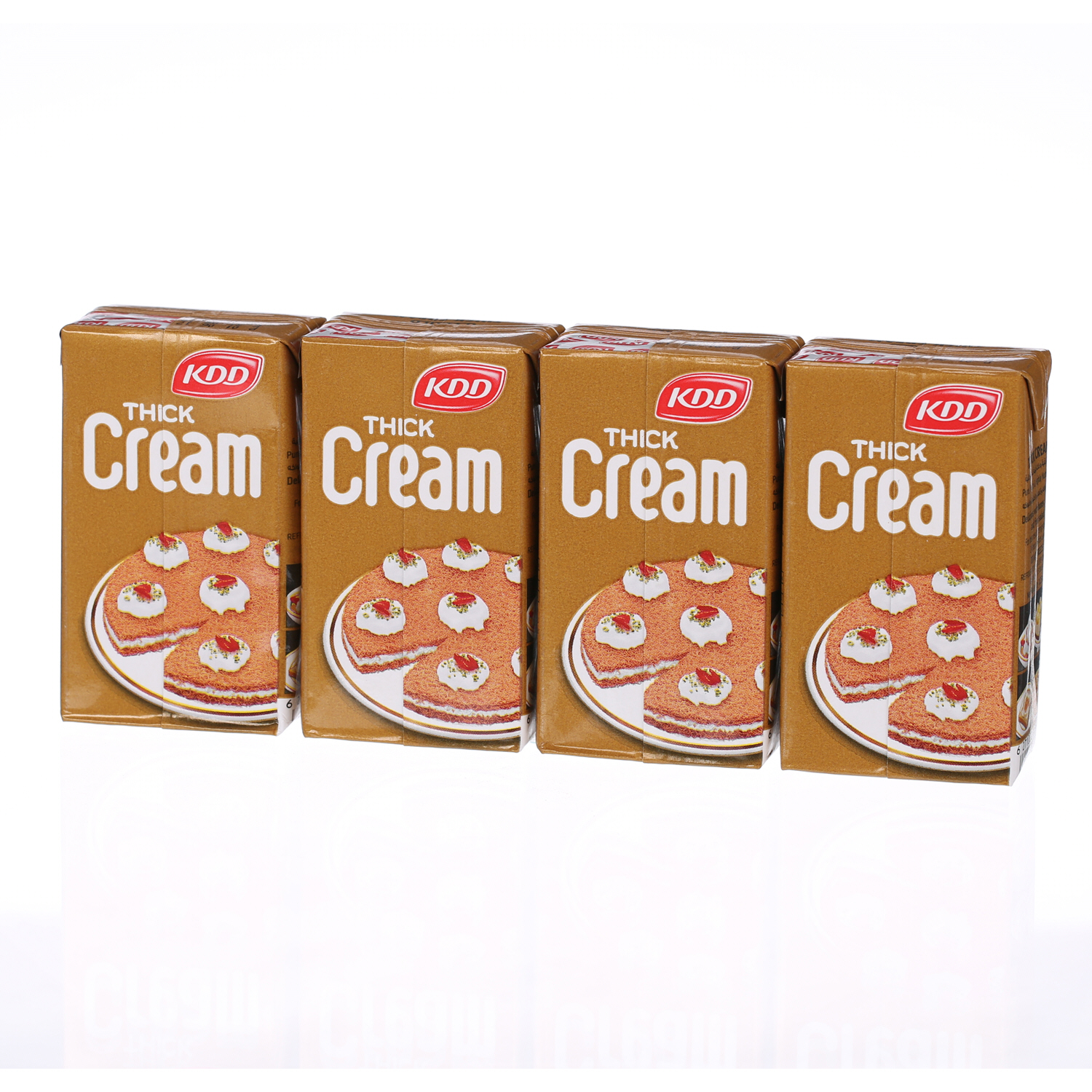 Kdd Thick Cream 125 ml × 4 Pack