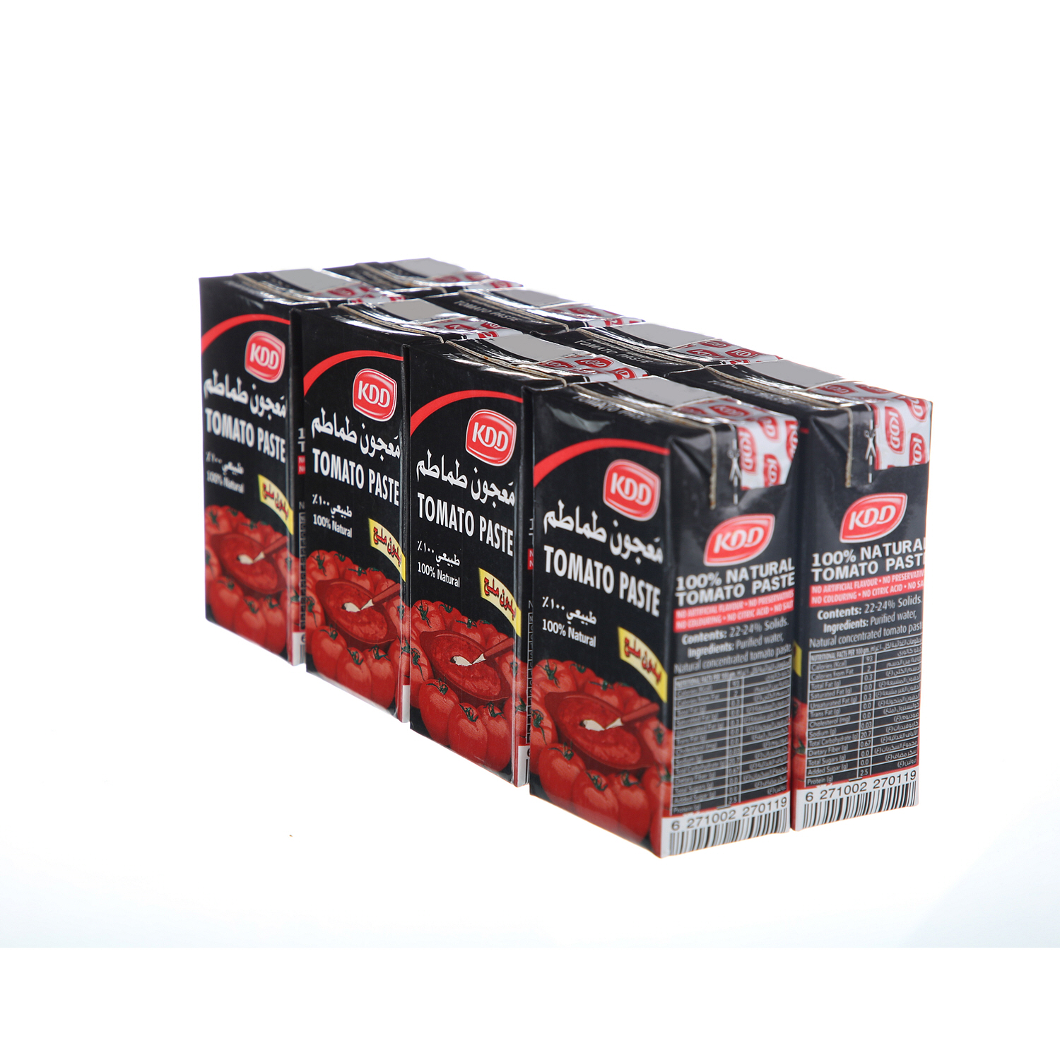 Kdd Tomato Paste 135 g × 8 Pack