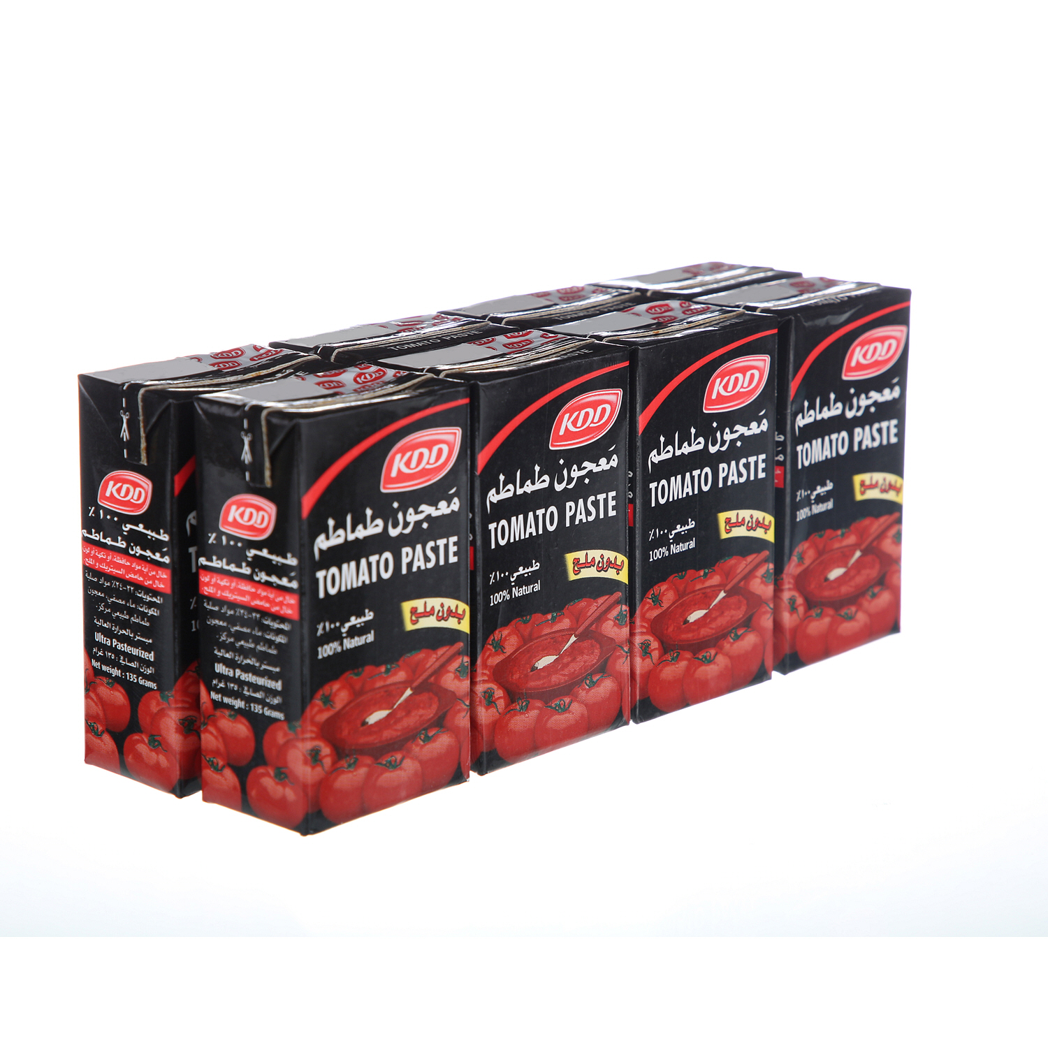 Kdd Tomato Paste 135 g × 8 Pack