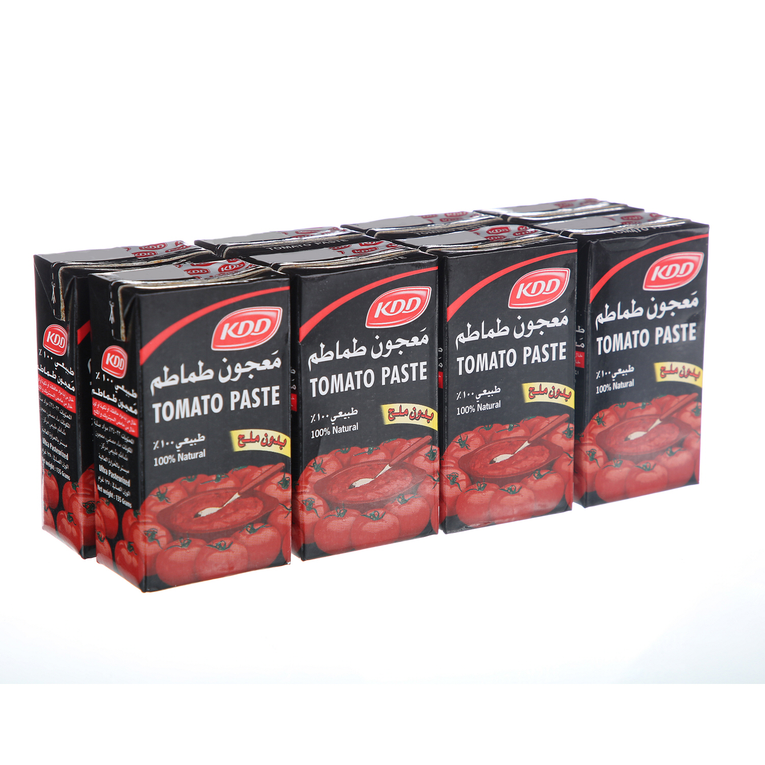 Kdd Tomato Paste 135 g × 8 Pack