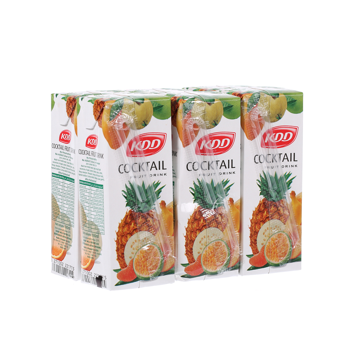 KDD Cocktail Juice 200ml × 6'S