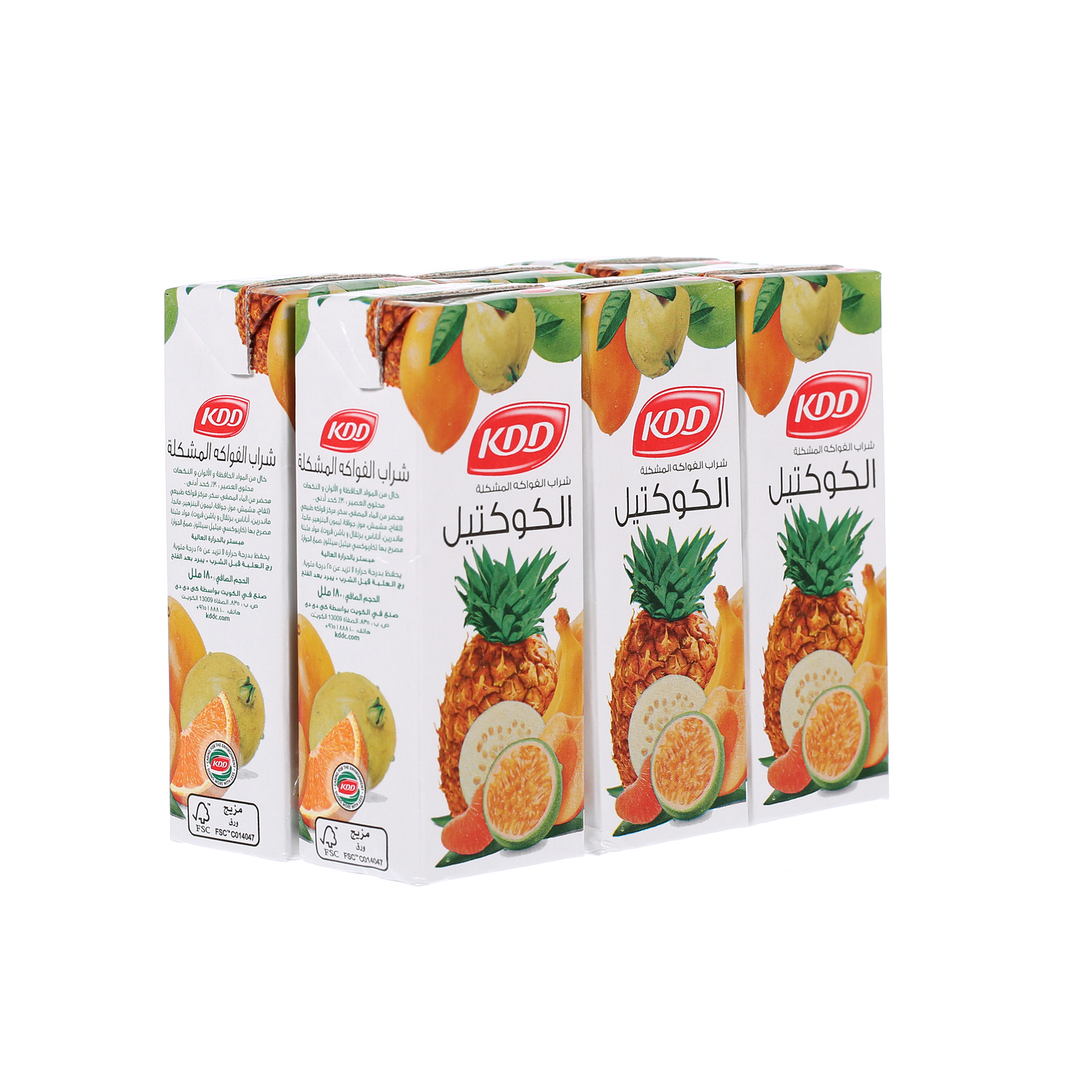 KDD Cocktail Juice 200ml × 6'S