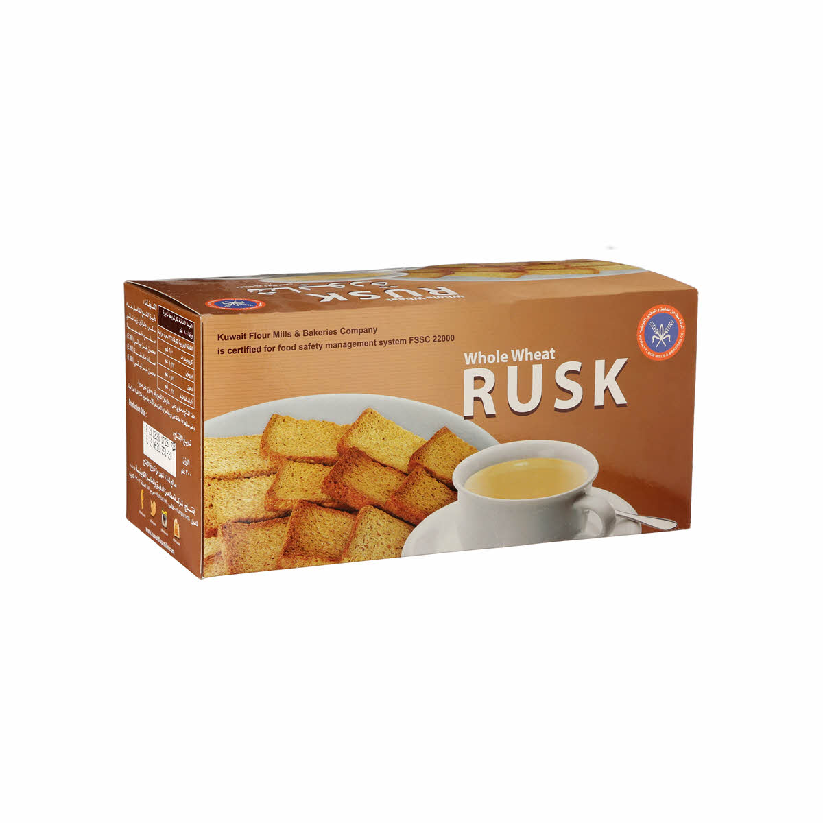Kuwait Flour Rusk Whole Wheat 1kg | Sharjah Co-operative Society