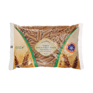 Kuwait Flour Whole Durum Wheat Flour Penne Pasta No.22 400 g