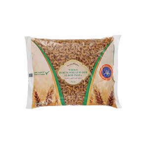 Kuwait Flour Whole Durum Wheat Flour Elbow Pasta No.23 400 g