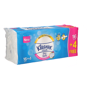 Kleenex Toilet Tissue Dri Soft 200 Ply (16 + 4 Free)