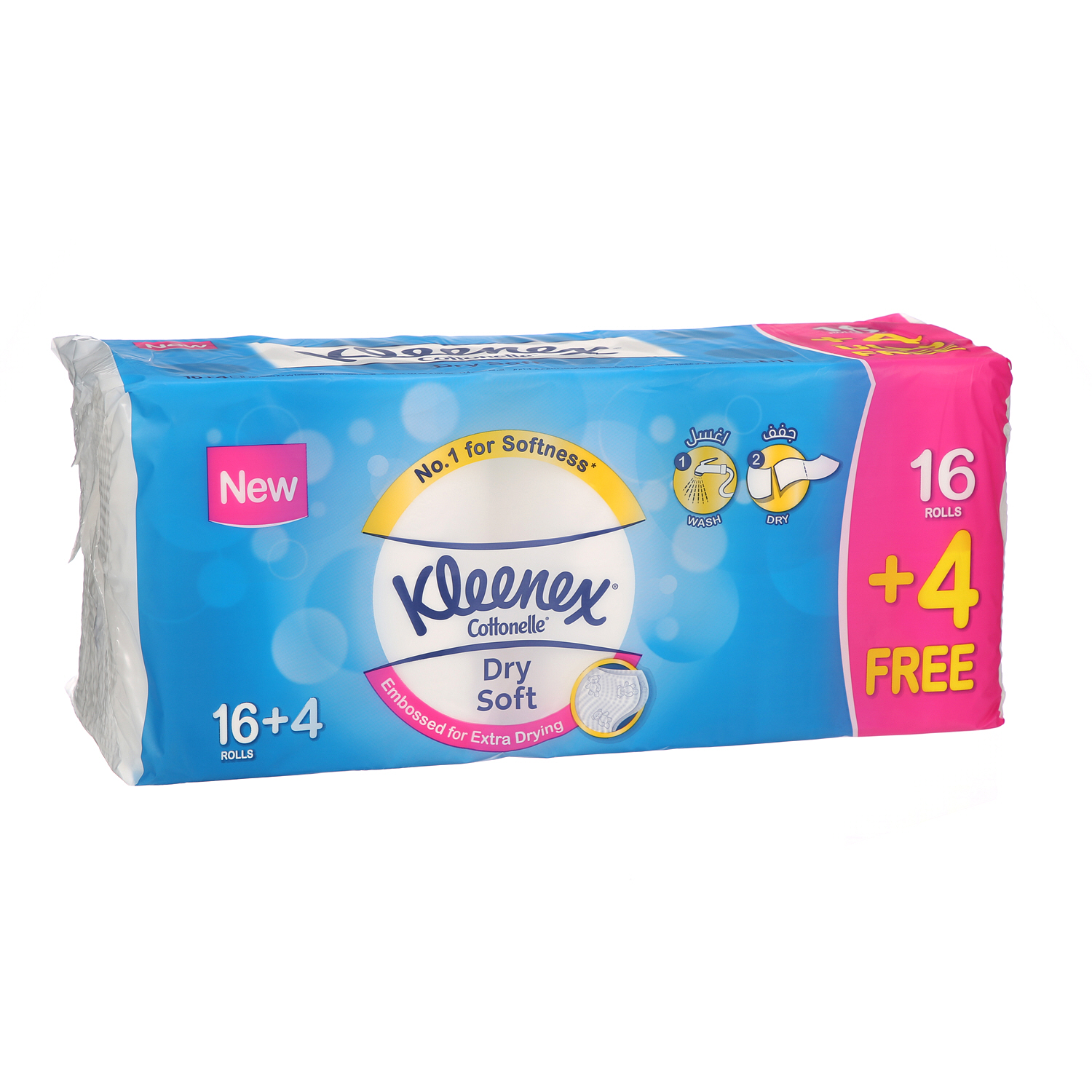 Kleenex Toilet Tissue Dri Soft 200 Ply (16 + 4 Free)