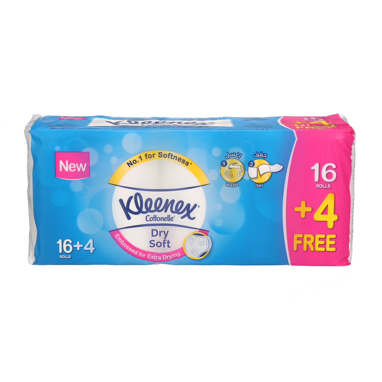 Kleenex Toilet Tissue Dri Soft 200 Ply (16 + 4 Free)