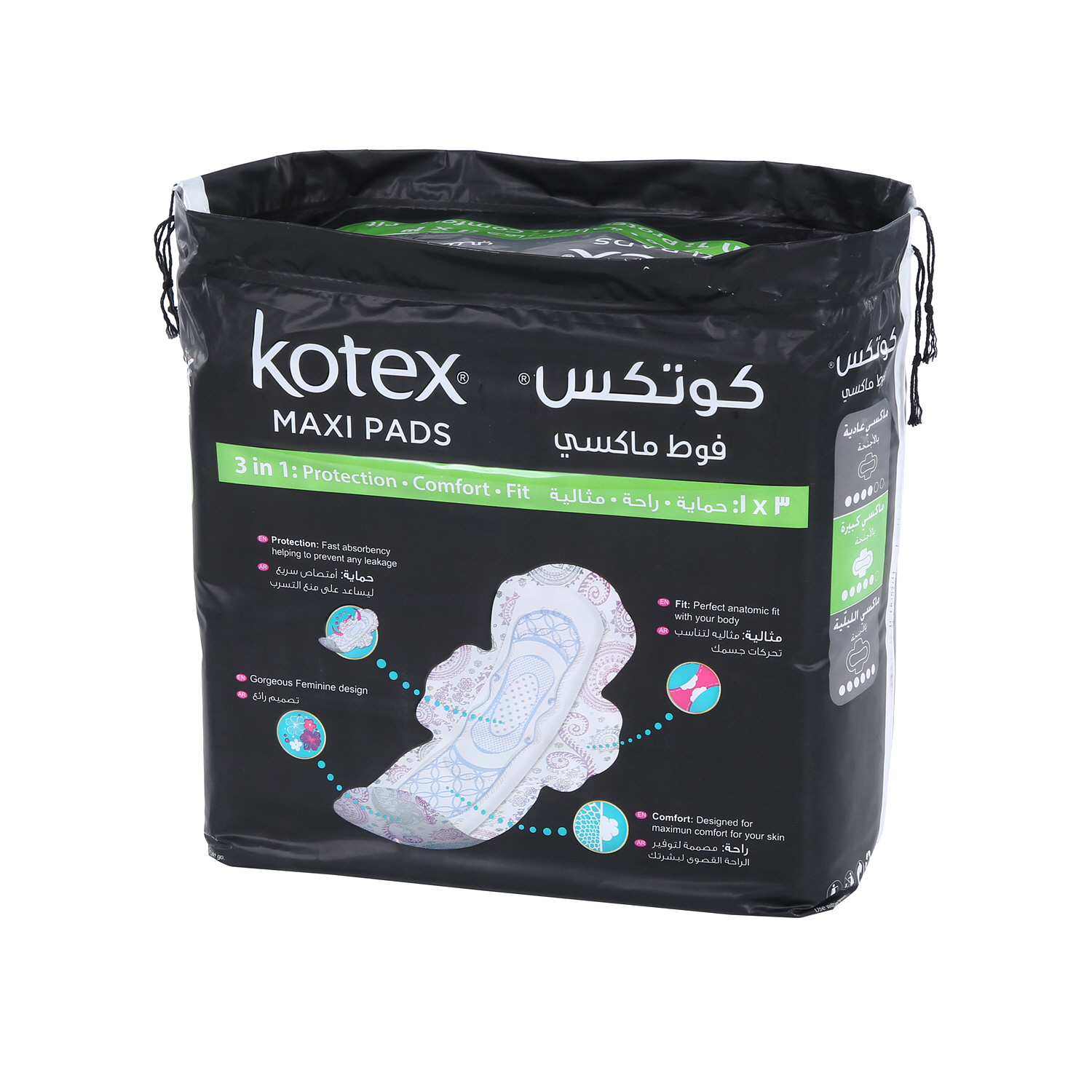 Kotex Designer Maxi Slim Super Wings Sanitary 30 Pads