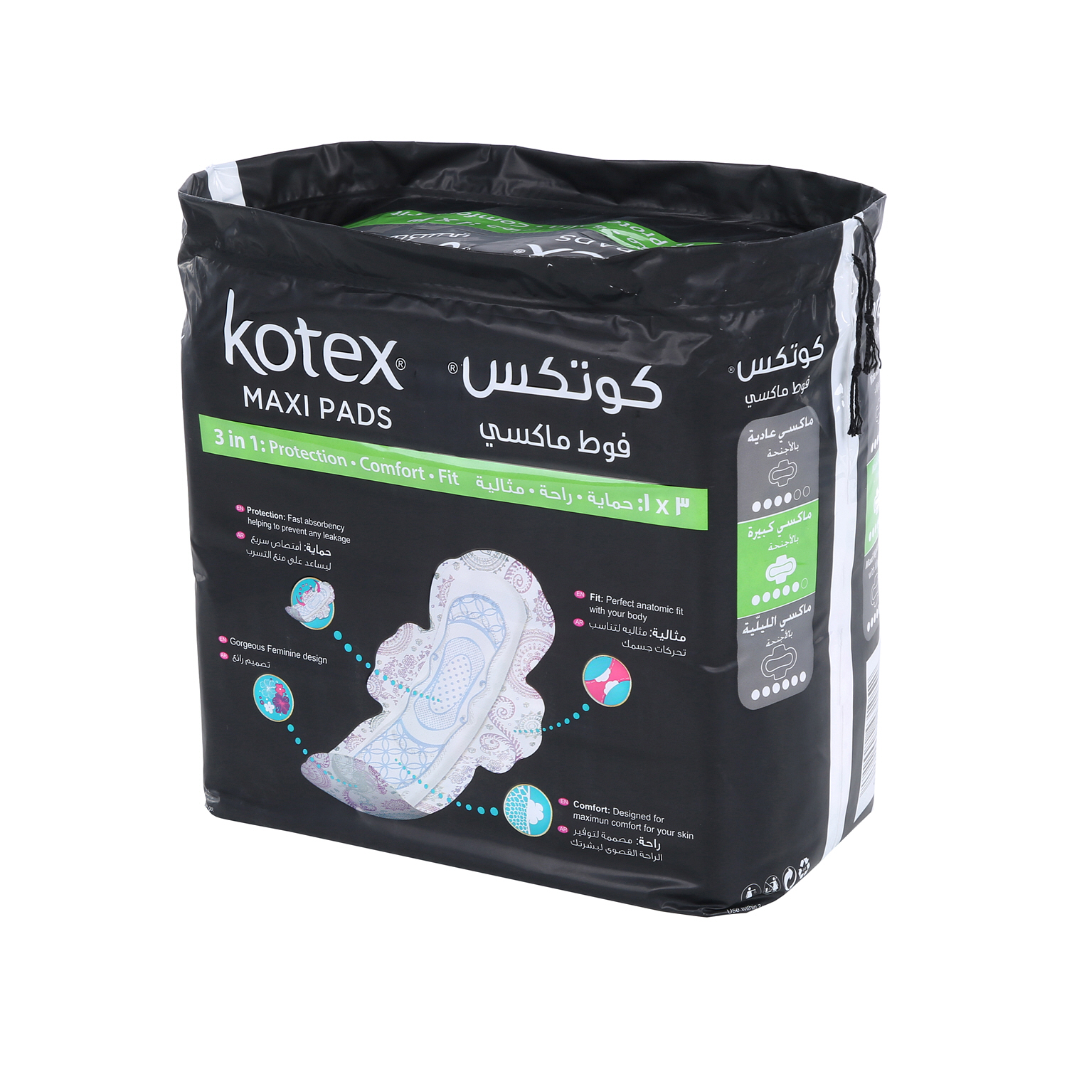 Kotex Designer Maxi Slim Super Wings Sanitary 30 Pads