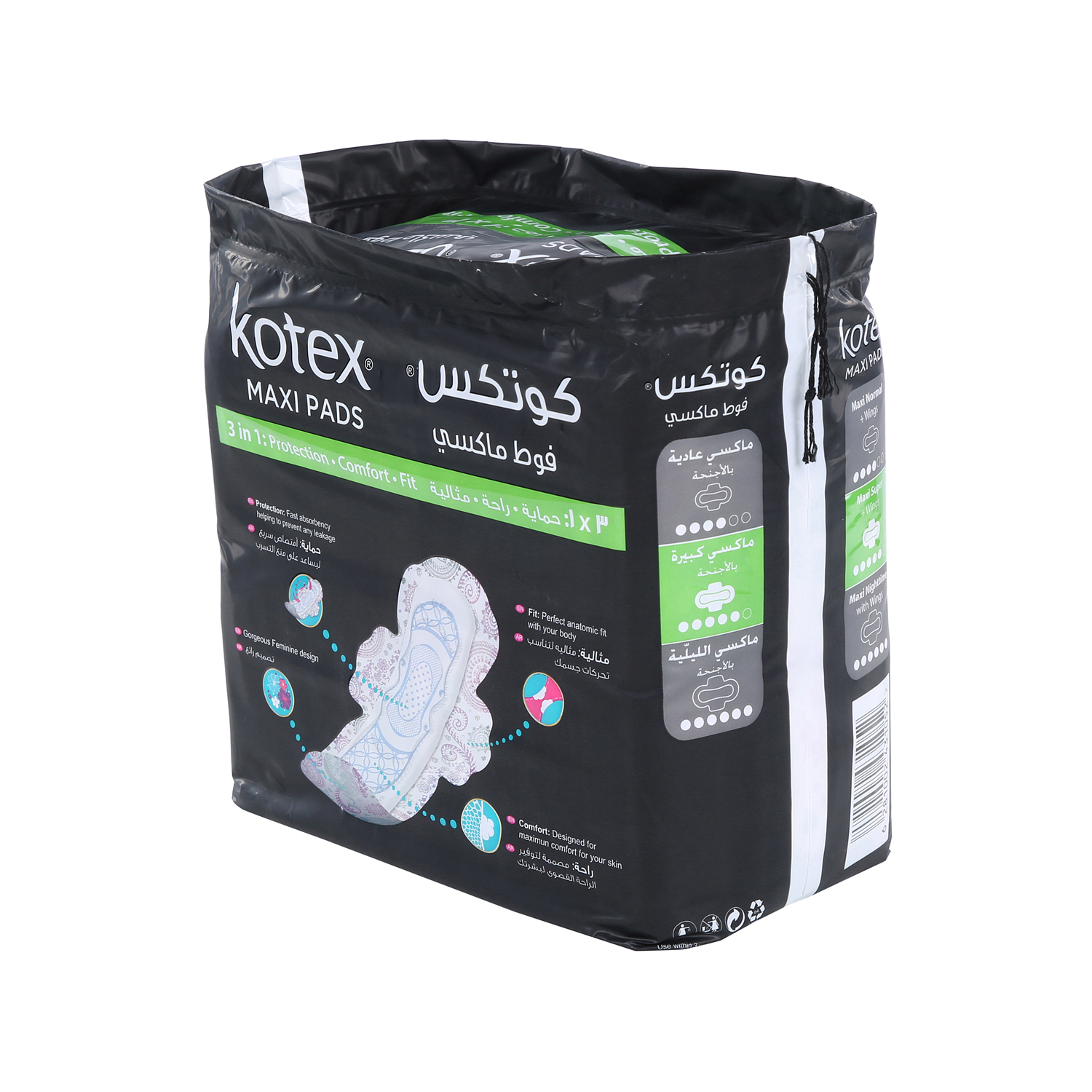 Kotex Designer Maxi Slim Super Wings Sanitary 30 Pads