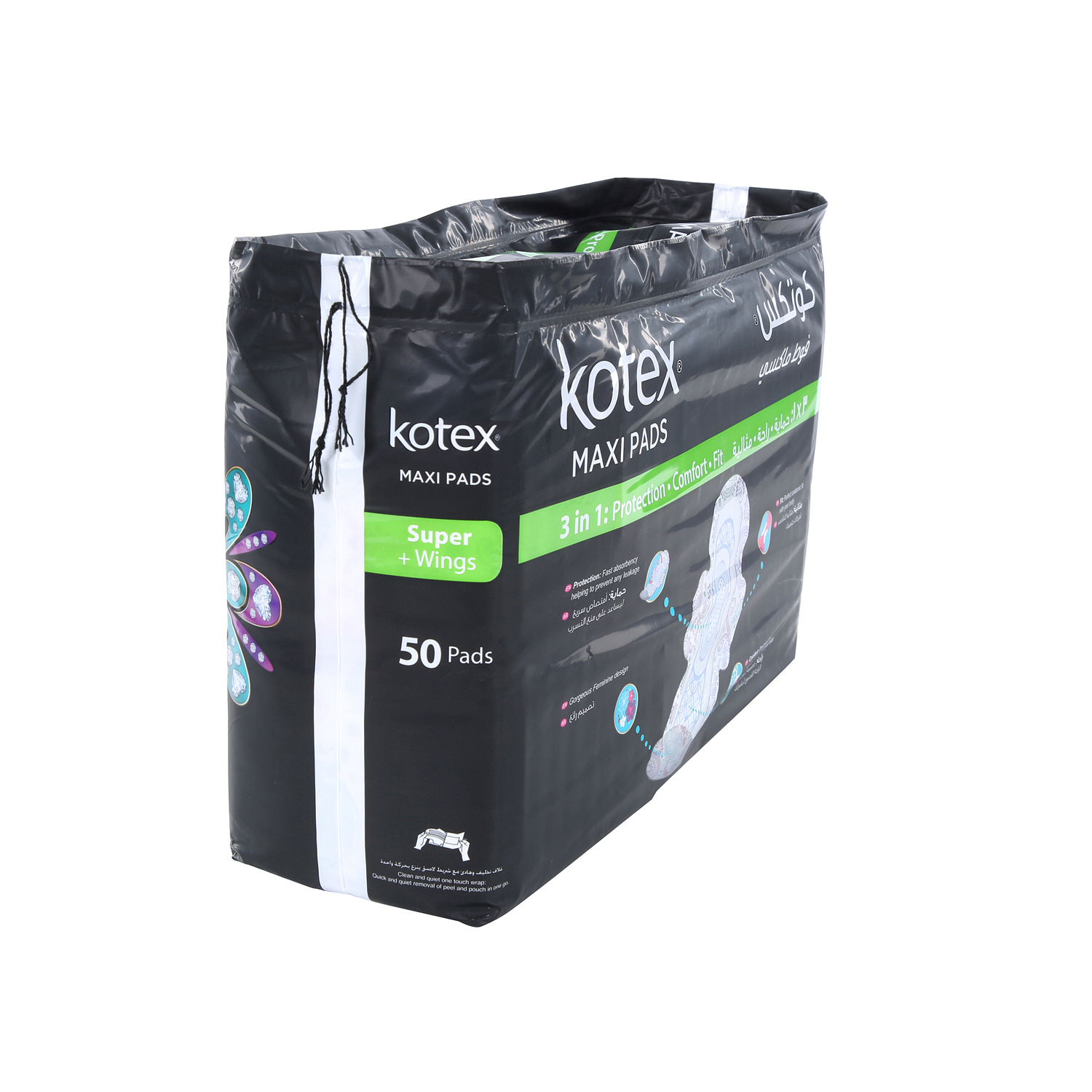 Kotex Designer Maxi Slim Super Wings Sanitary 50 Pads