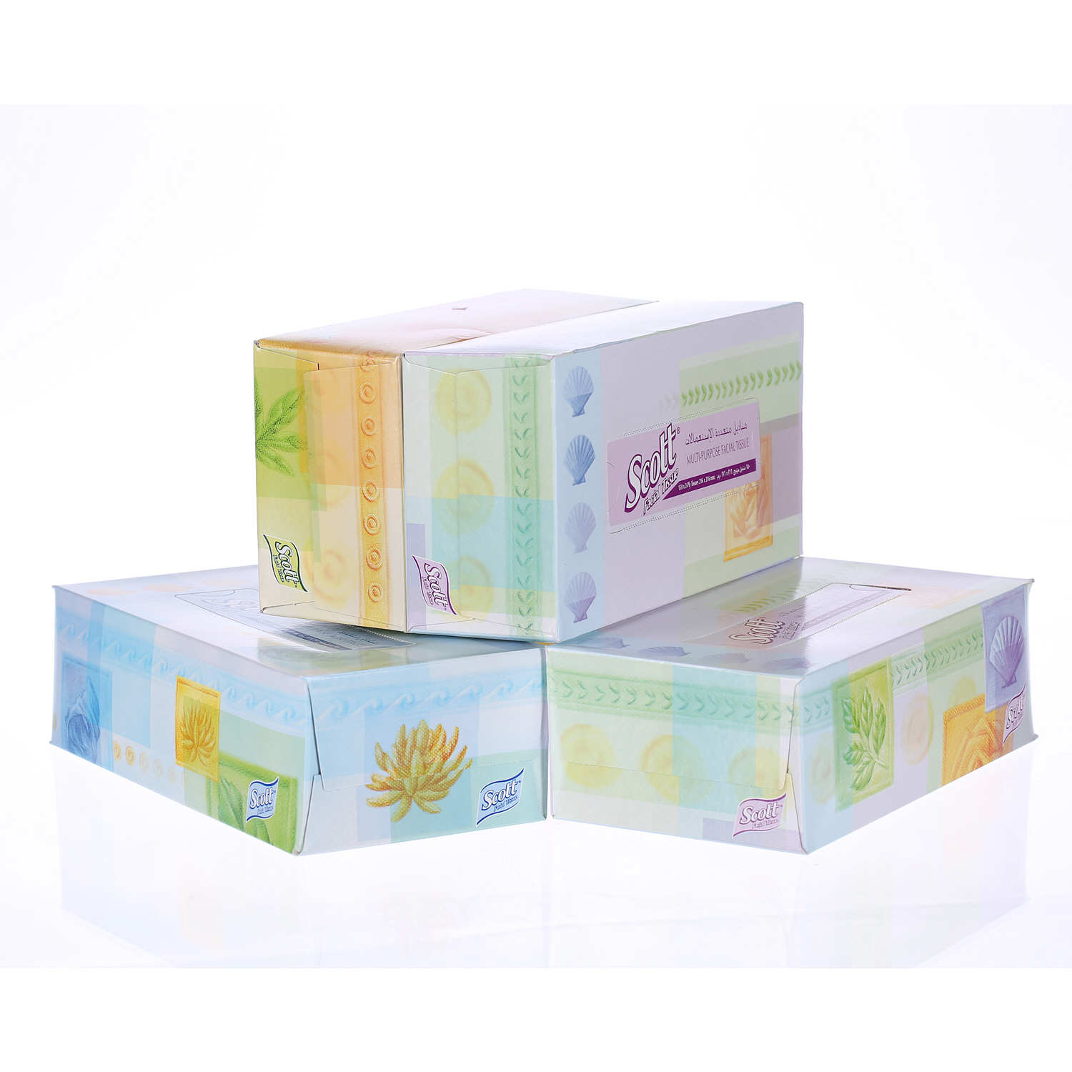 Scott Facial Tissue 150X2Ply × 5'S