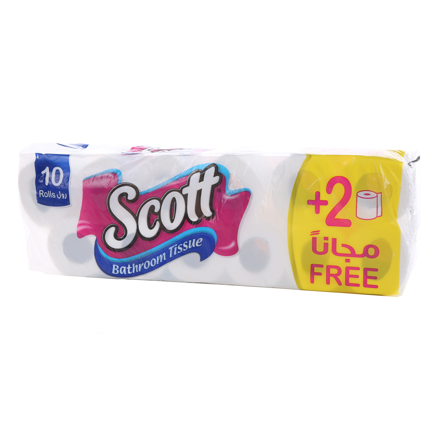 Scott Extra Soft Bathroom Tissue Unscented Roll 10 + 2 Free