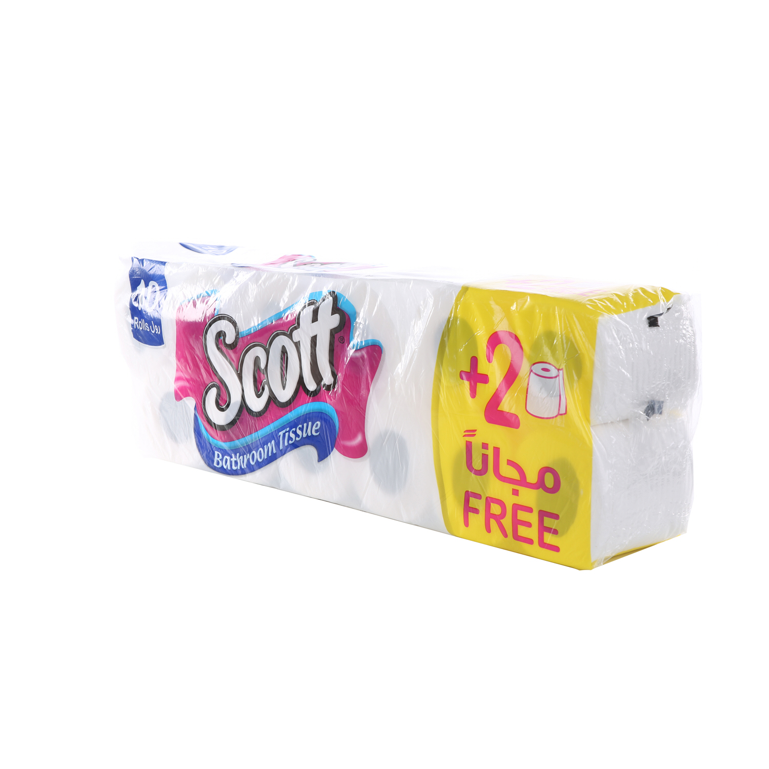 Scott Extra Soft Bathroom Tissue Unscented Roll 10 + 2 Free