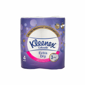 Kleenex Toilet Tissue Extra Dry 160 Sheet x 4 Pack