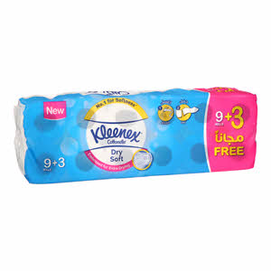 Kleenex Toilet Tissue Extra Dry 160 Sheet 9 + 3 Free