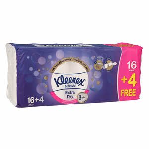 Kleenex Toilet Tissue Extra Dry 160 Sheet (16 + 4 Free)