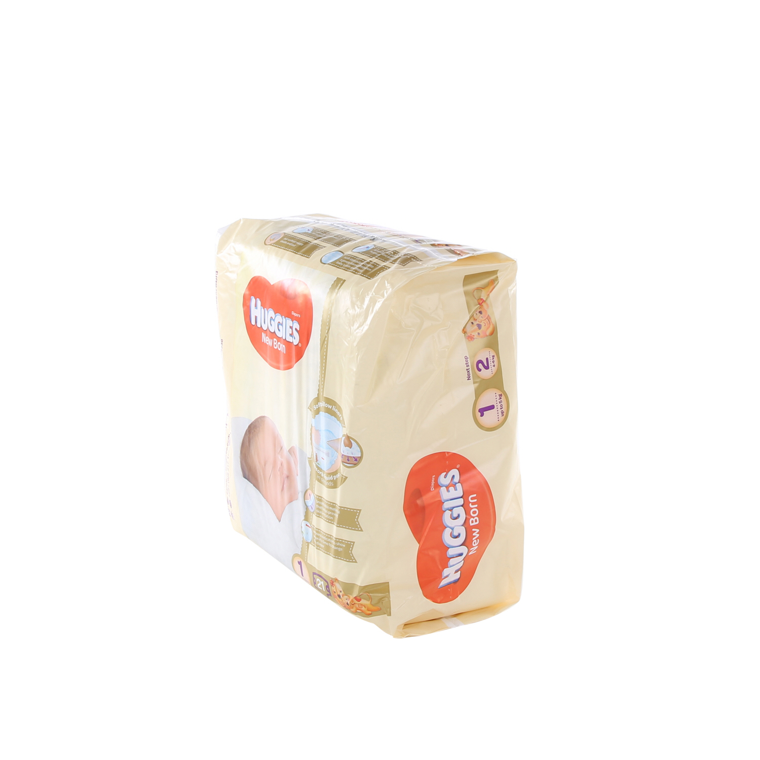 Huggies New Born Size 1 Carry Up to 5 Kg 21 Pieces