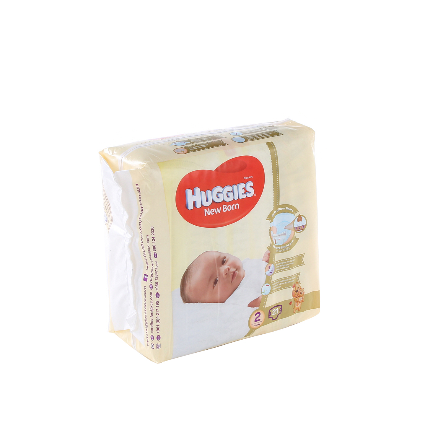 Huggies Pure & Natural Diapers Organic Cotton No.2