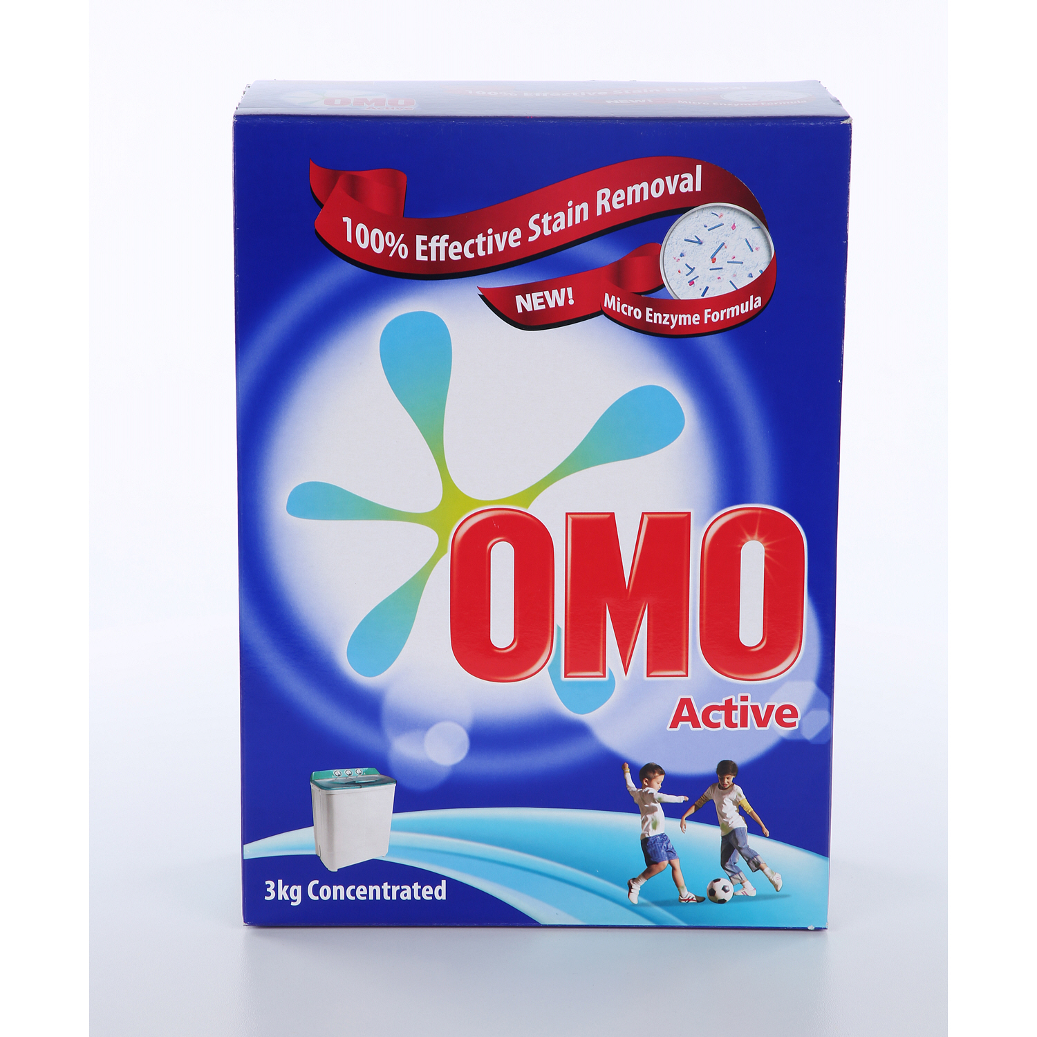 Omo Laundry Powder Detergent for Top Load Machine Semiautomatic for Unbeatable Stain Removal 3 Kg