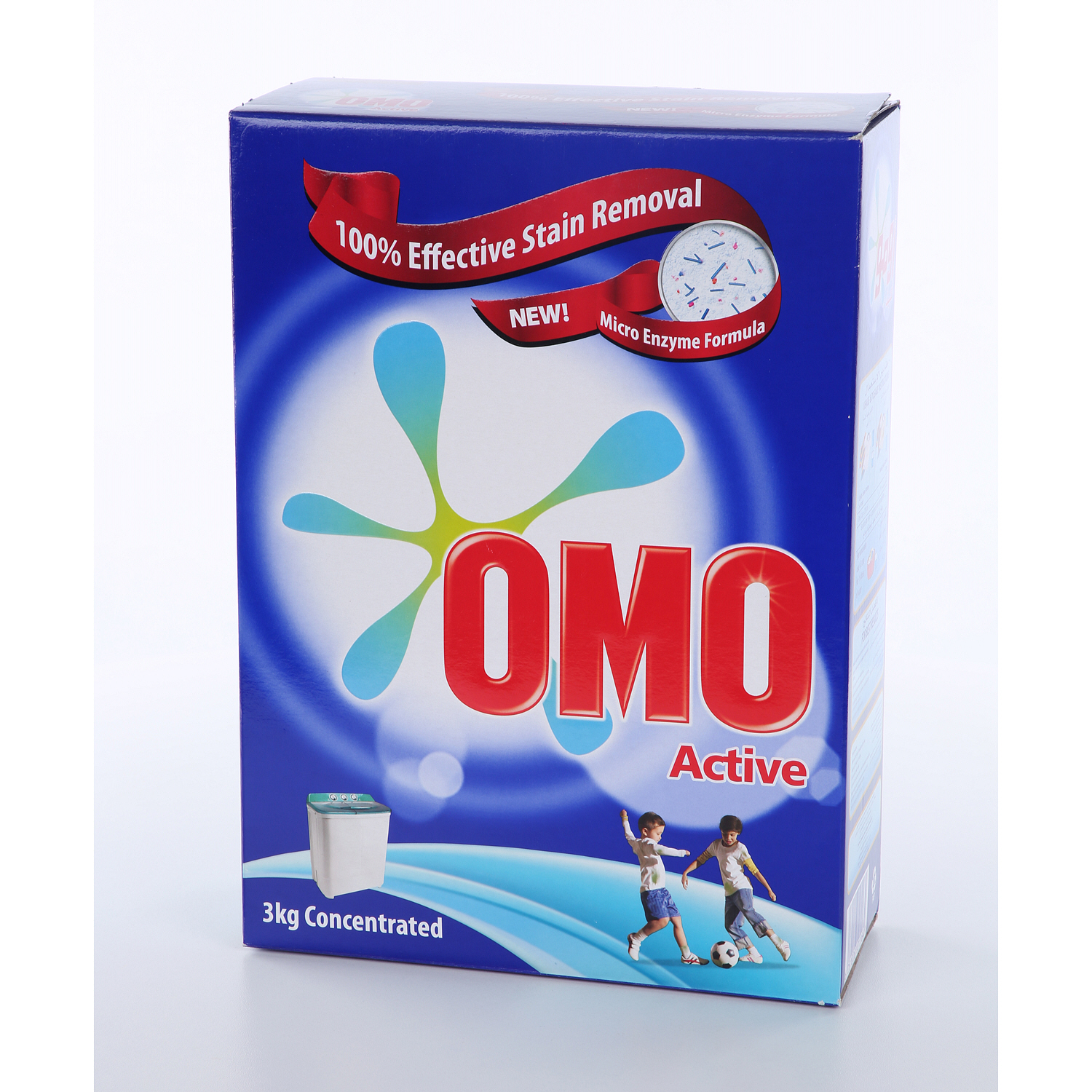 Omo Laundry Powder Detergent for Top Load Machine Semiautomatic for Unbeatable Stain Removal 3 Kg