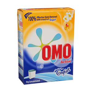 Omo Laundry Powder Detergent for Top Load Machine With a Touch of Comfort for Unbeatable Stain Removal 3 Kg