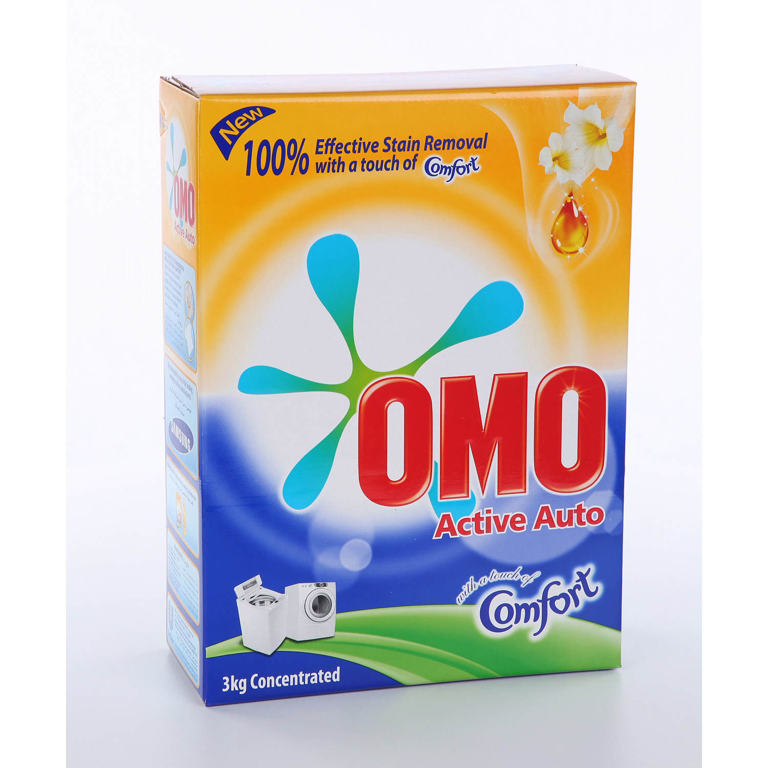 Omo Active Auto Detergent With A Touch Of Comfort 3 Kg