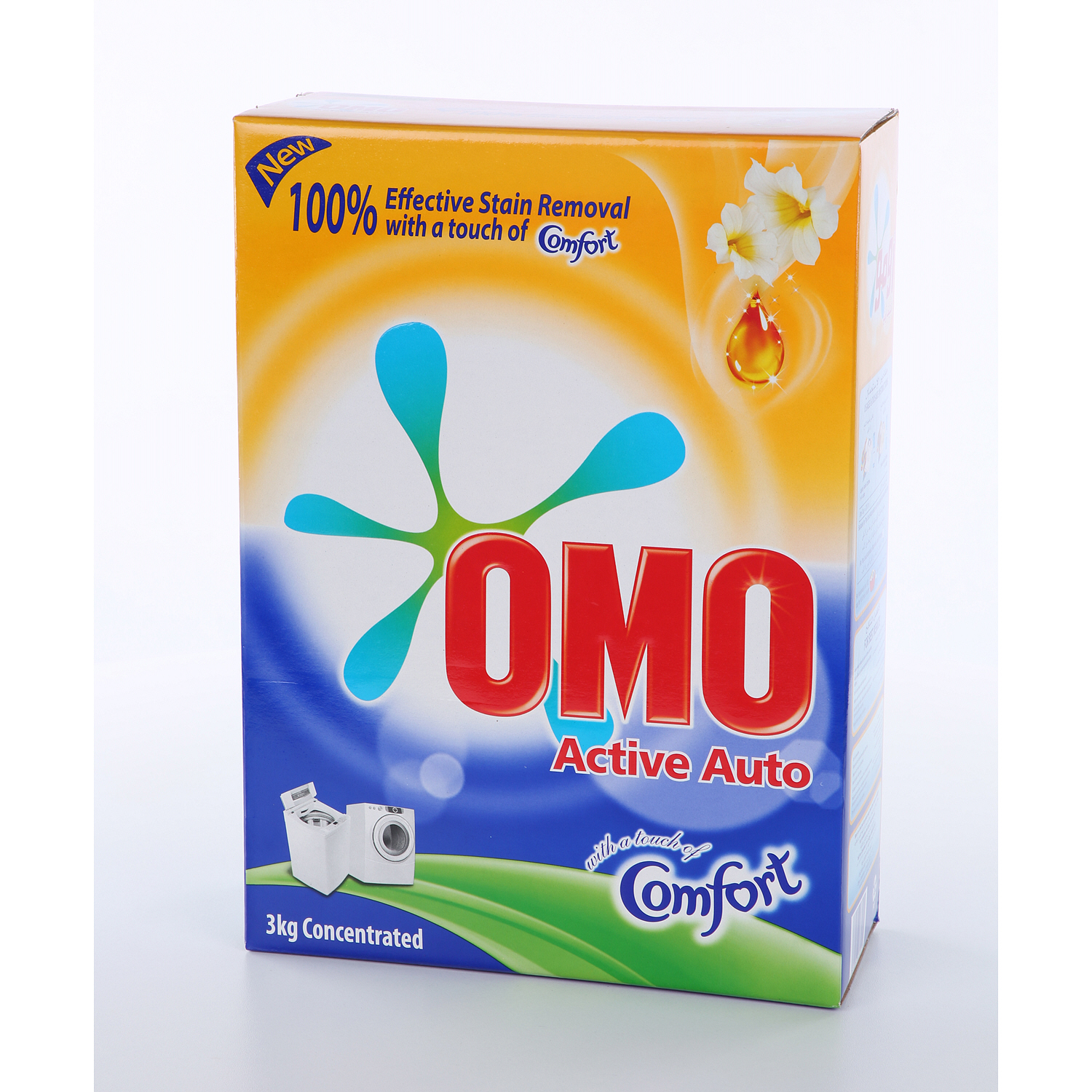 Omo Active Auto Detergent With A Touch Of Comfort 3 Kg