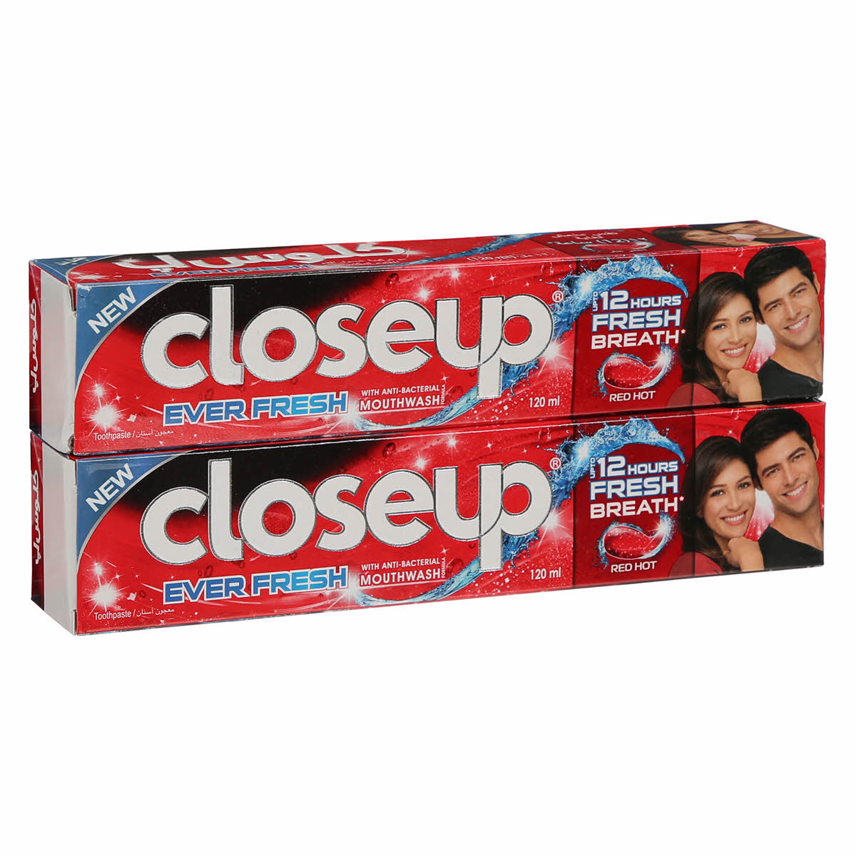 Close Up Toothpaste Red Hot 120ml x 2PCS | Sharjah Co-operative Society