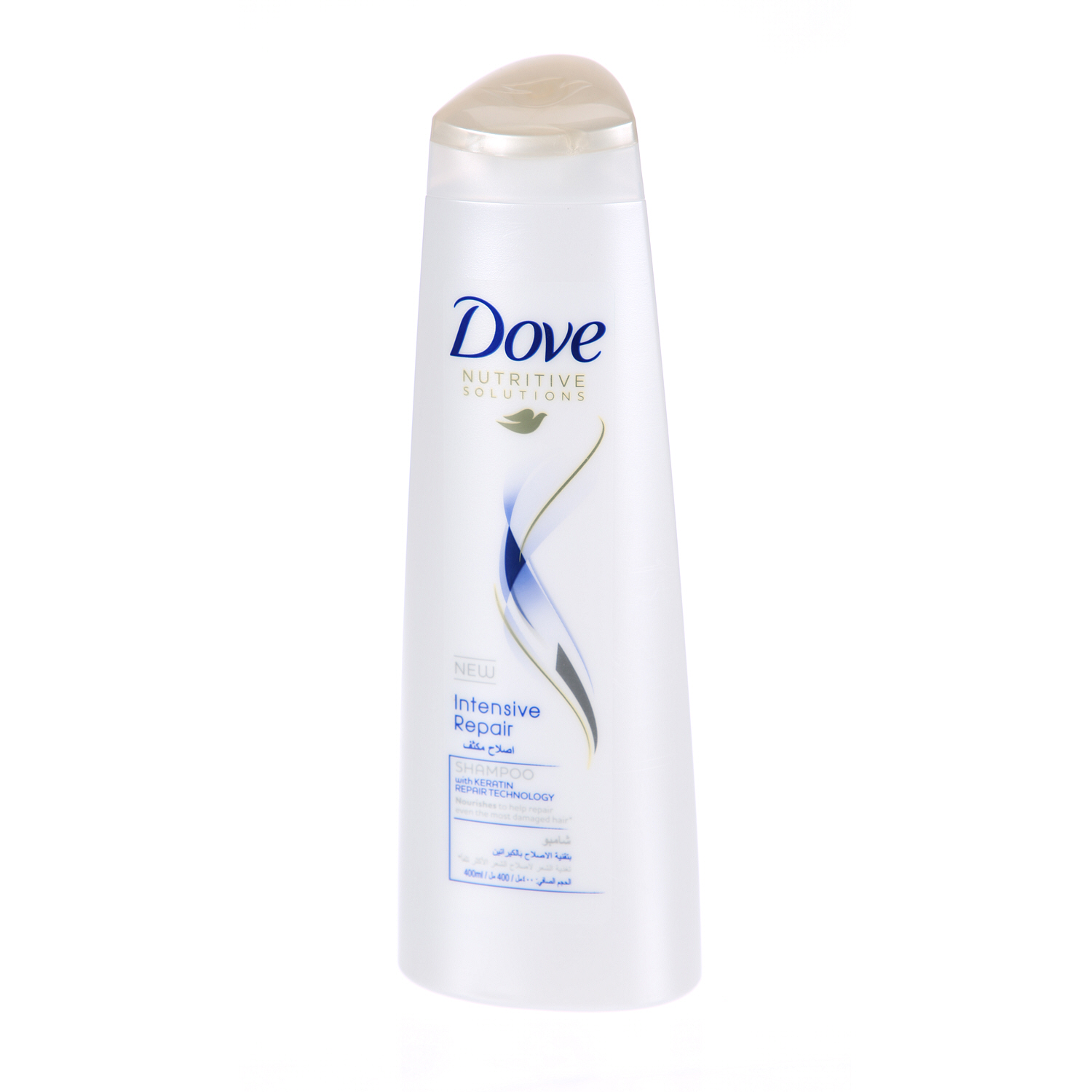 Dove Shampoo for Damaged Hair Intensive Repair Nourishing Care for up to 100% Healthy Looking Hair 400 ml