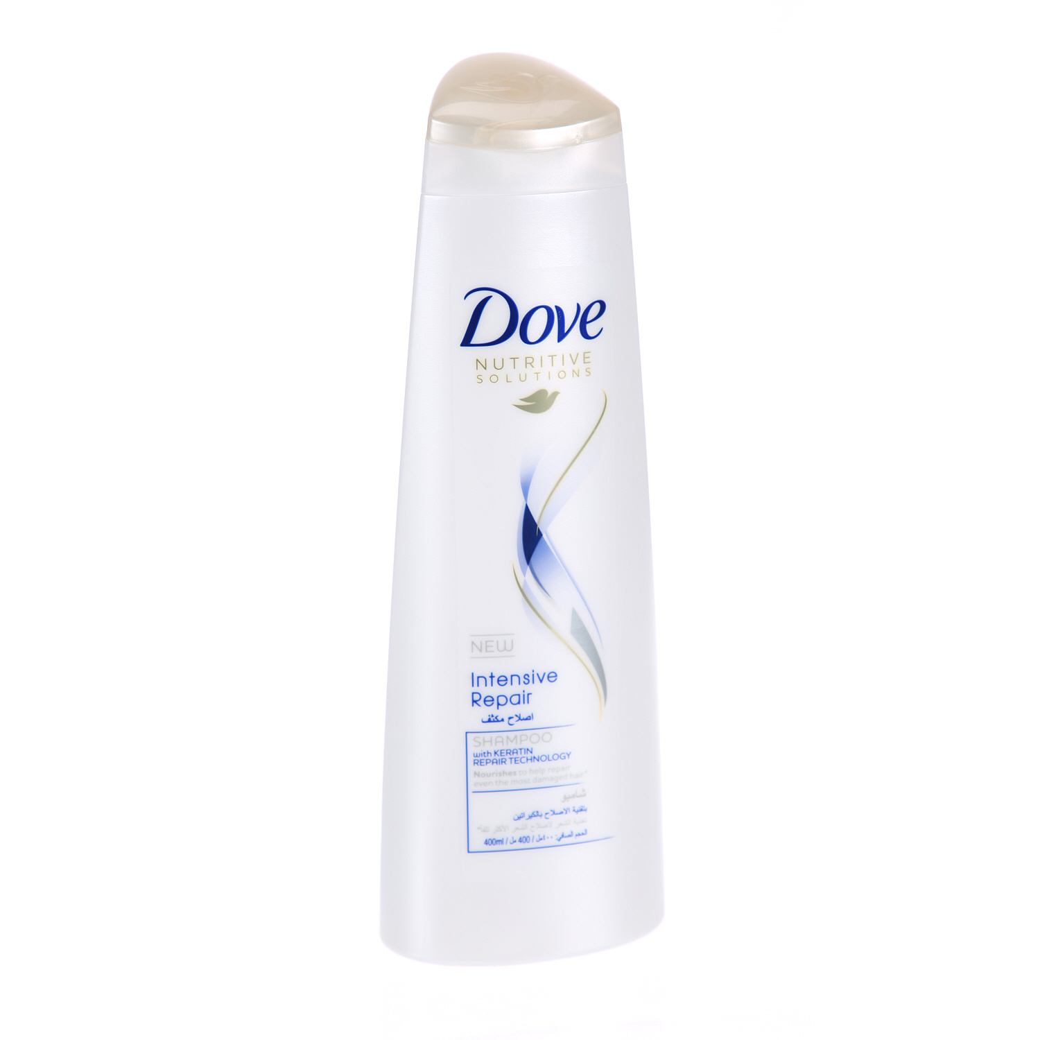 Dove Shampoo for Damaged Hair Intensive Repair Nourishing Care for up to 100% Healthy Looking Hair 400 ml