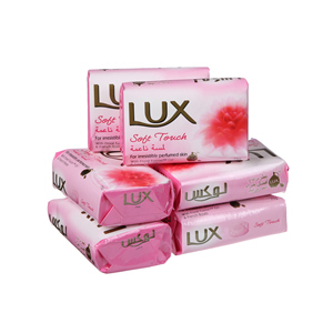 LUX Soap Bar Soft Touch 75gm × 6PCS