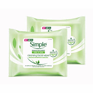 Simple Hydrating Cleansing Wipes 25PCS x 2PCS