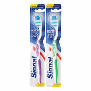 Signal Toothbrush Triple Protect 1X2PCS
