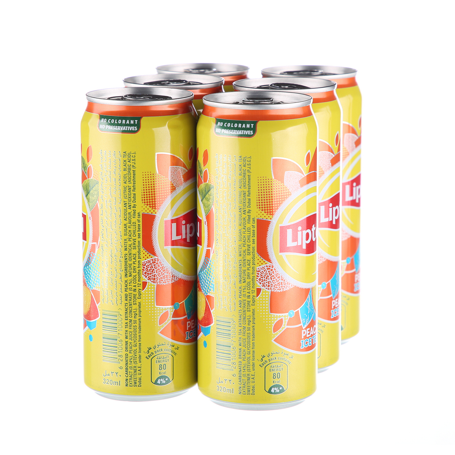 Lipton Ice Tea Peach 320 ml × 6 Pack