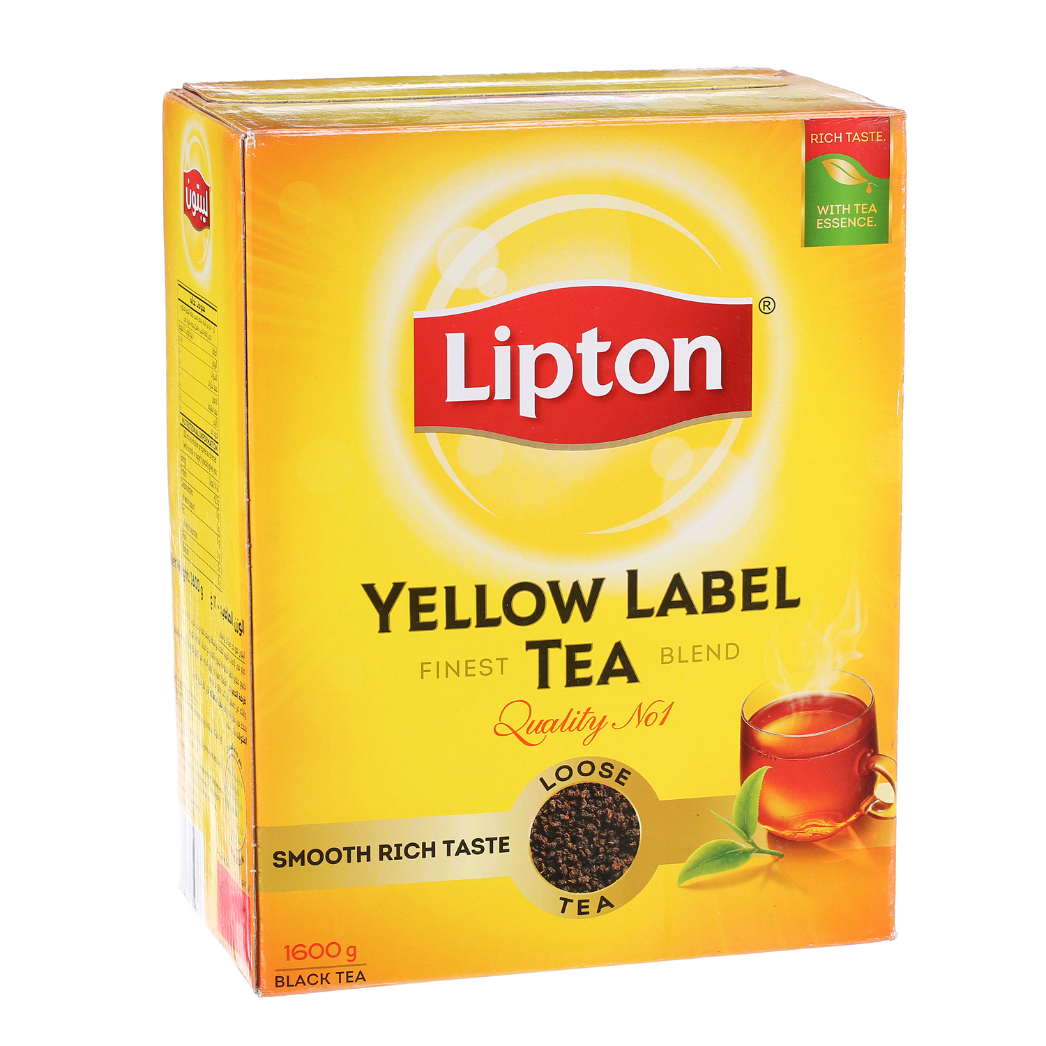 ليبتون العلامة الصفراء شاي أسود فرط 1600ج
