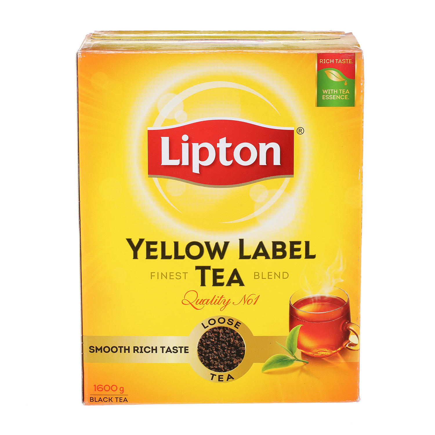 ليبتون العلامة الصفراء شاي أسود فرط 1600جرام