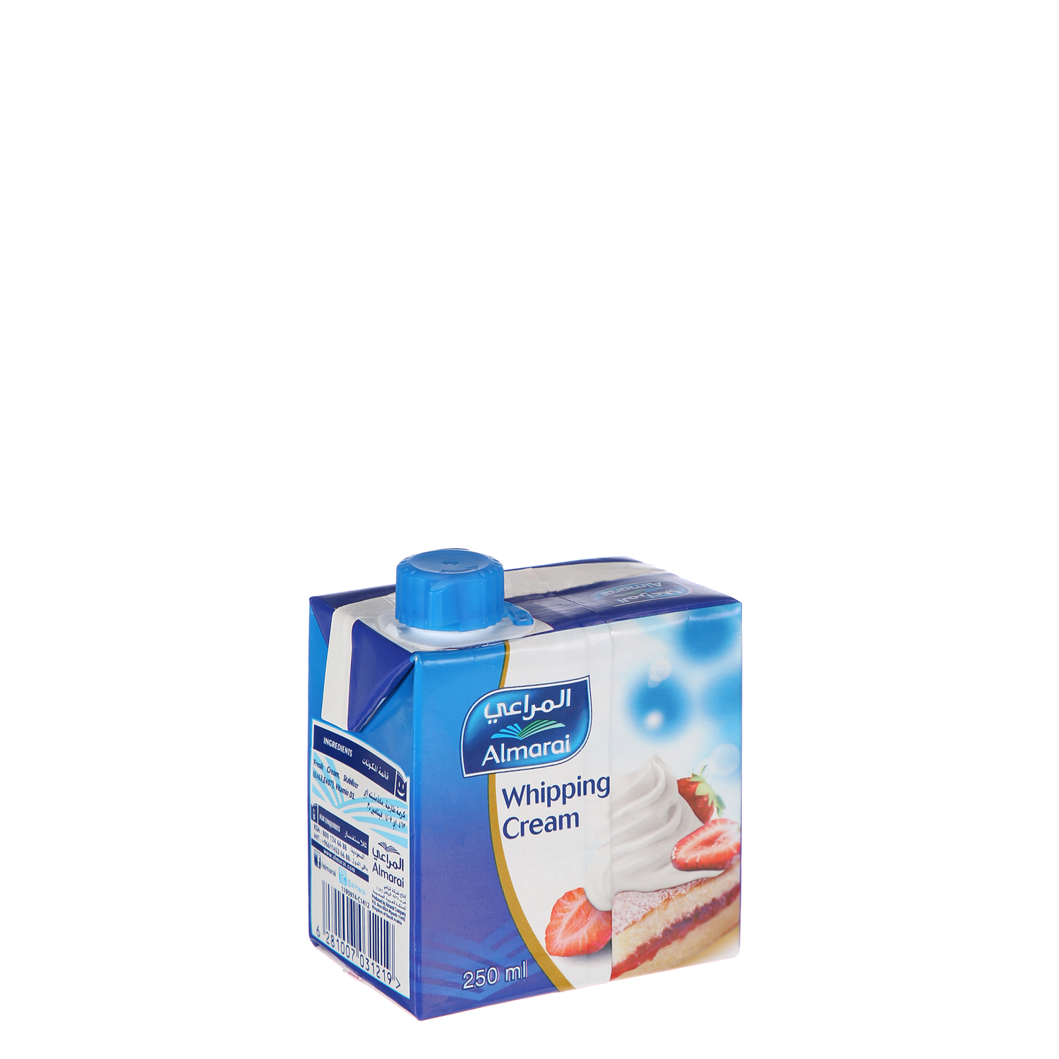 Al Marai Whipping Cream Screwcap Full Fat 250 ml