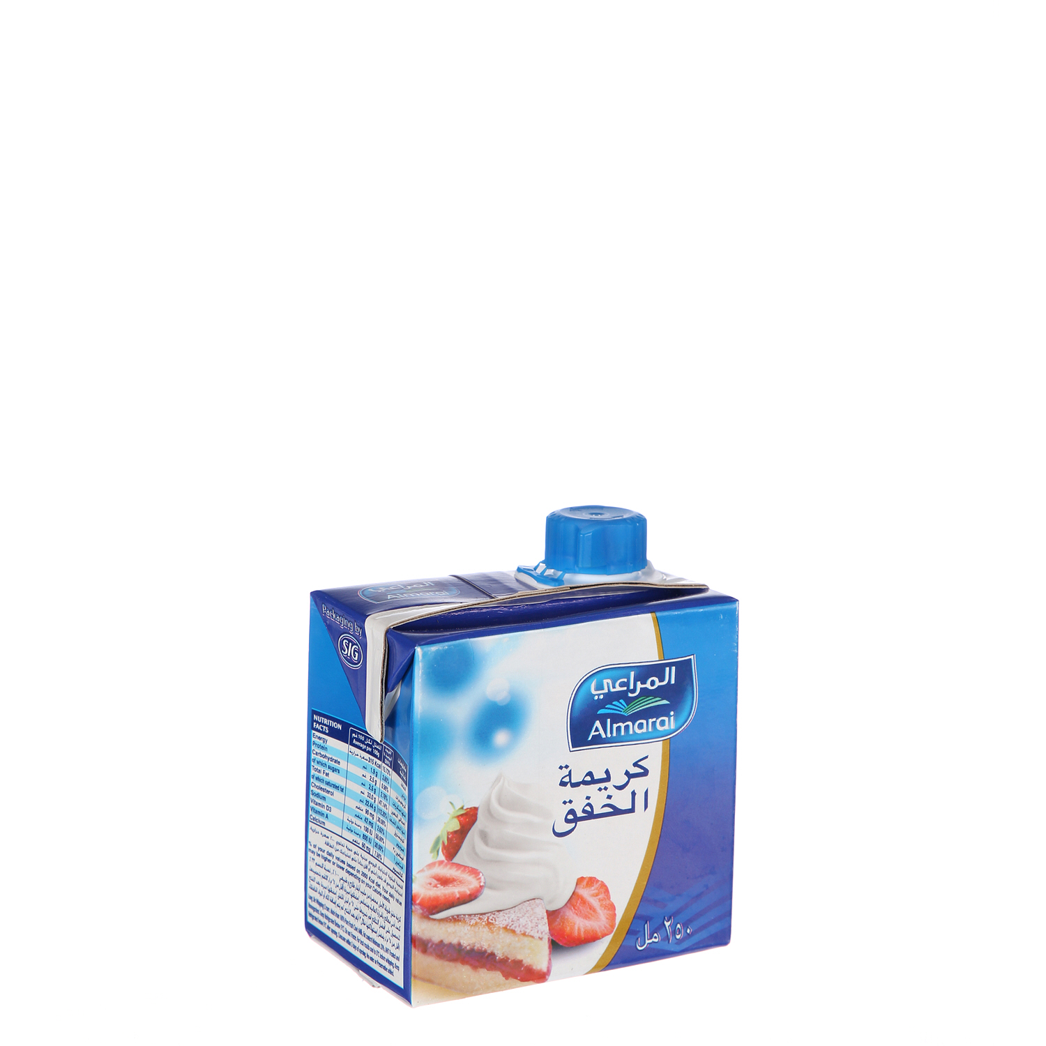 Al Marai Whipping Cream Screwcap Full Fat 250 ml