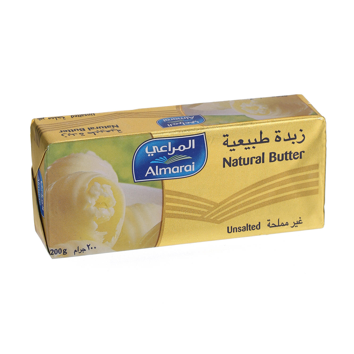 Almarai Natural Butter Unsalted 200gm