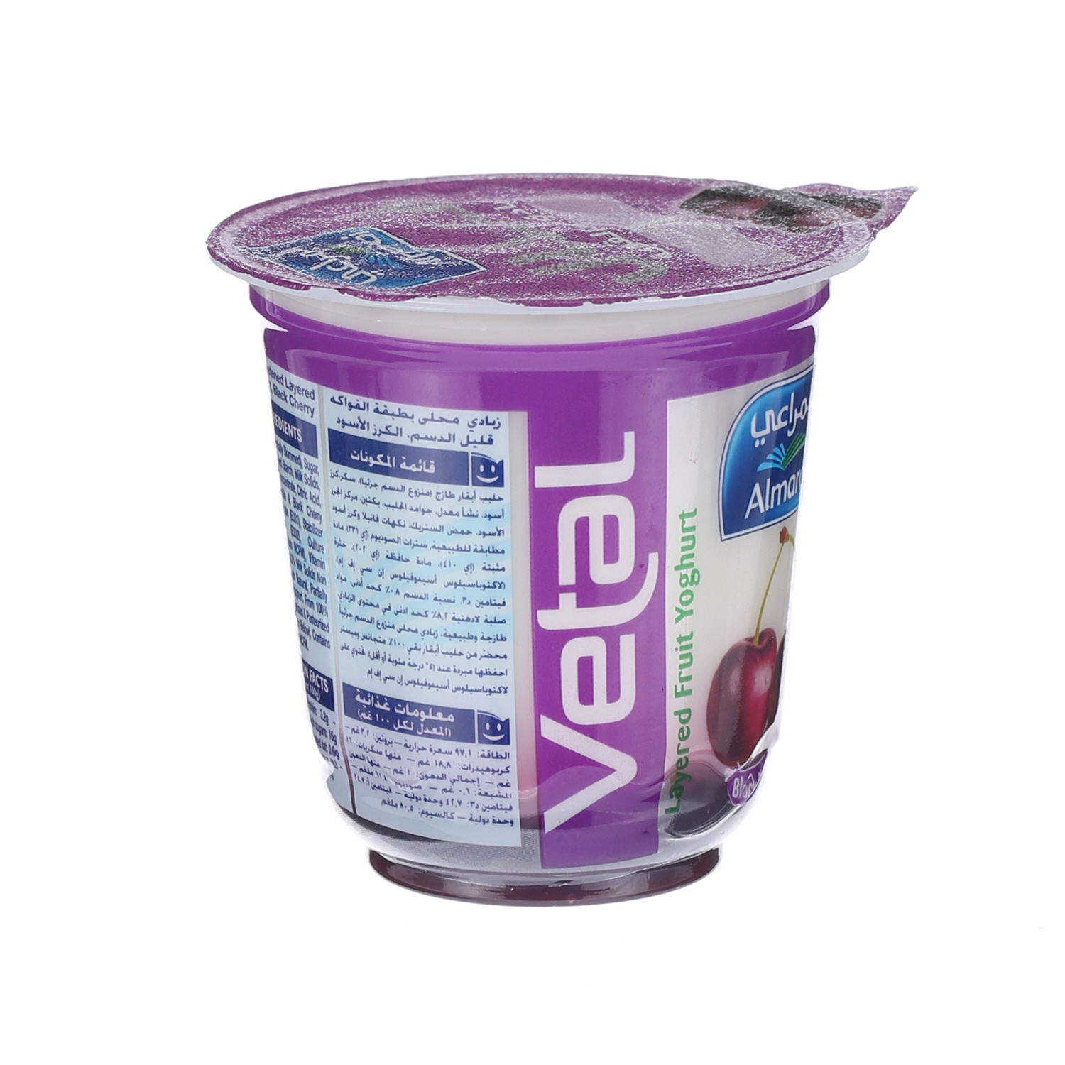 Al Marai Vetal Flavoured Youghurt Black Cherry 140 g